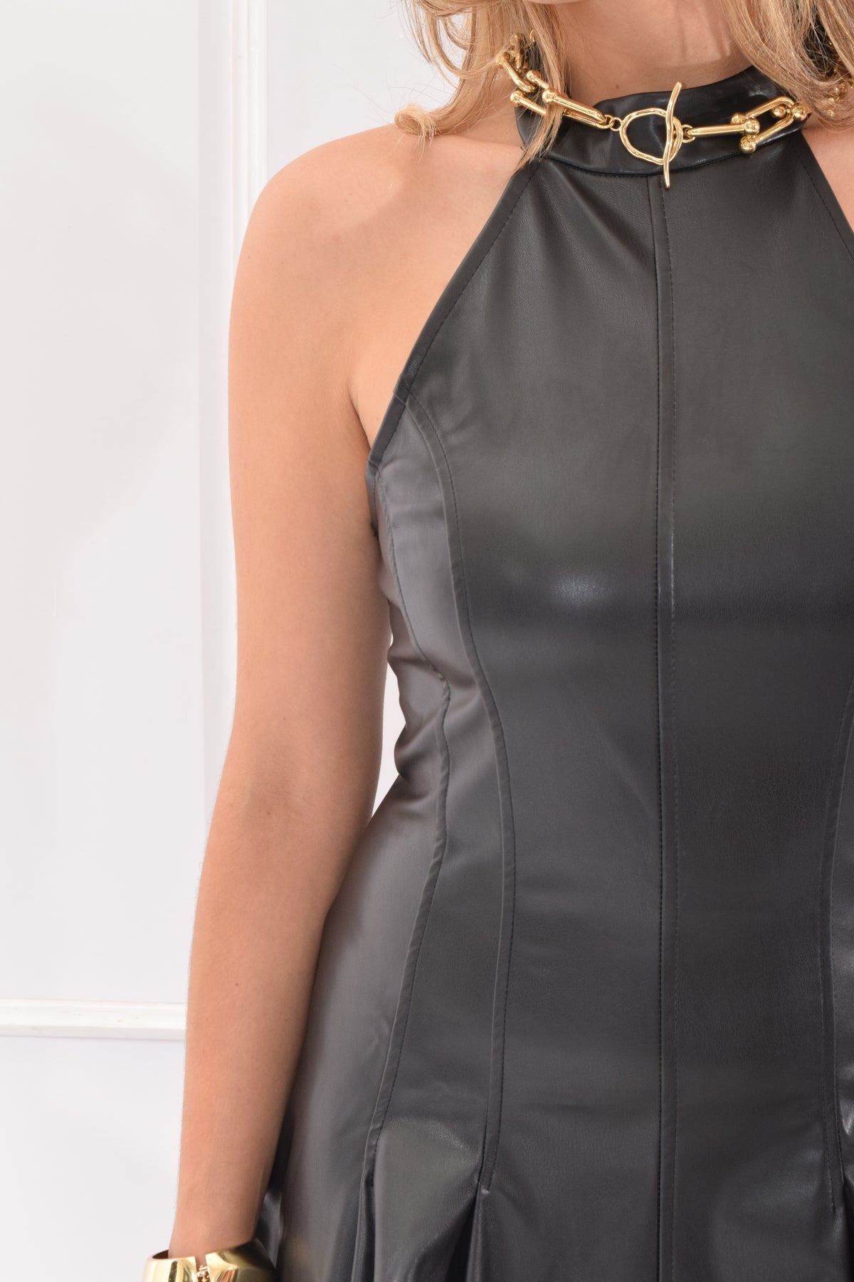 VESTIDO VINIPIEL