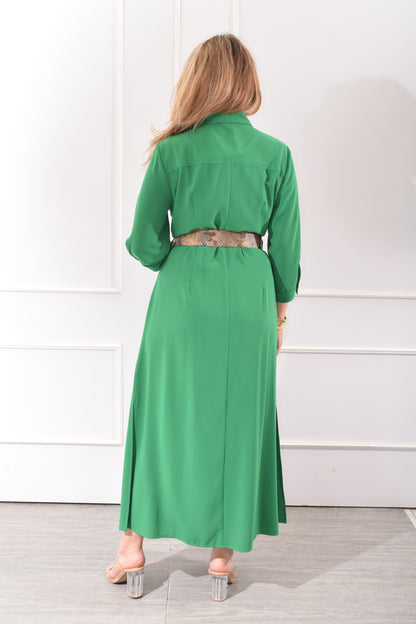 VESTIDO AMPLIO BOTONES