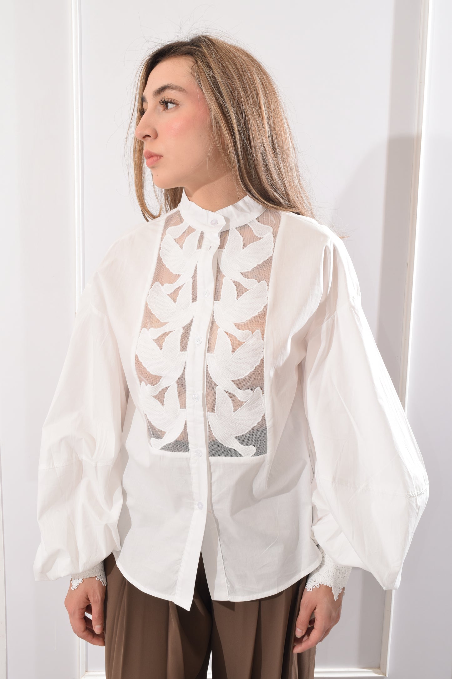 Blusa Cuello Mao