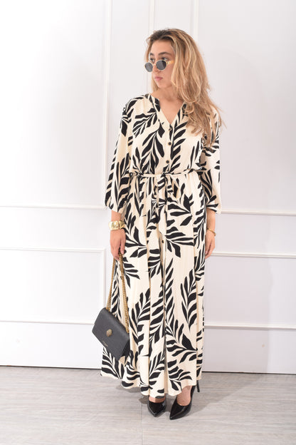 VESTIDO HOJAS