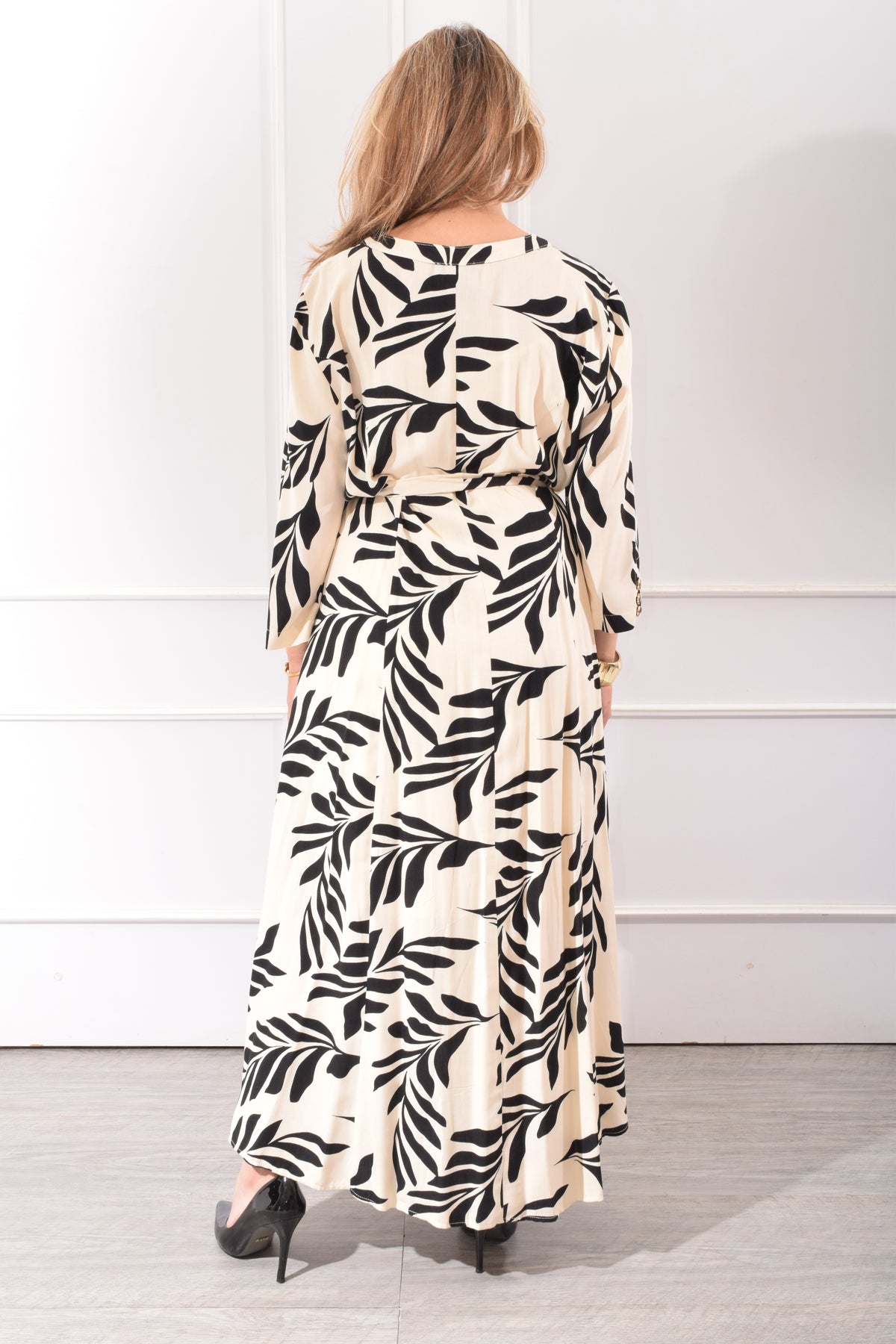 VESTIDO HOJAS
