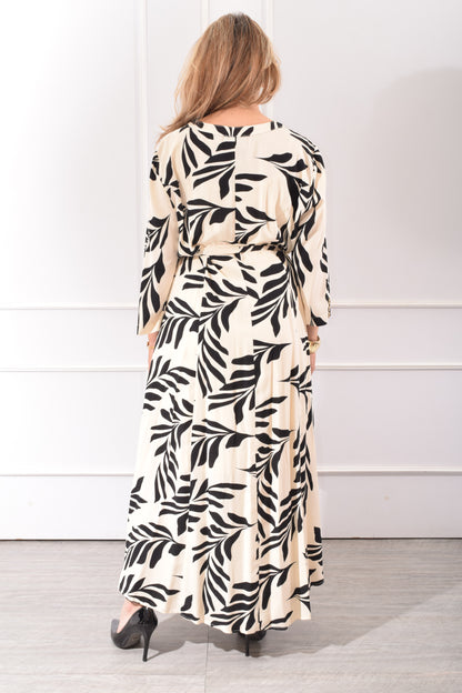 VESTIDO HOJAS