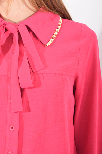 Blusa Perlas Cuello