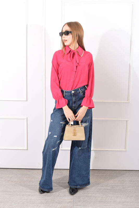 Blusa Perlas Cuello