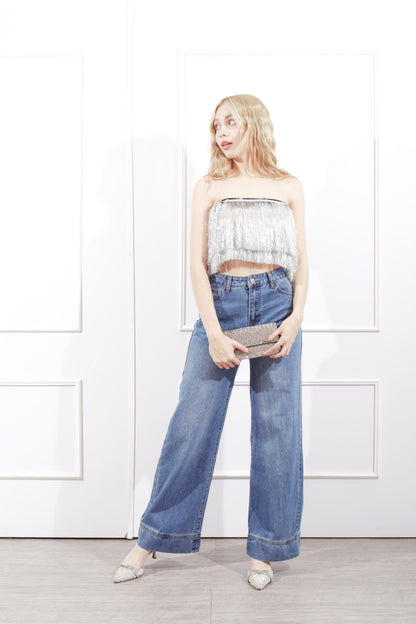 Pantalón Mezclilla Campana