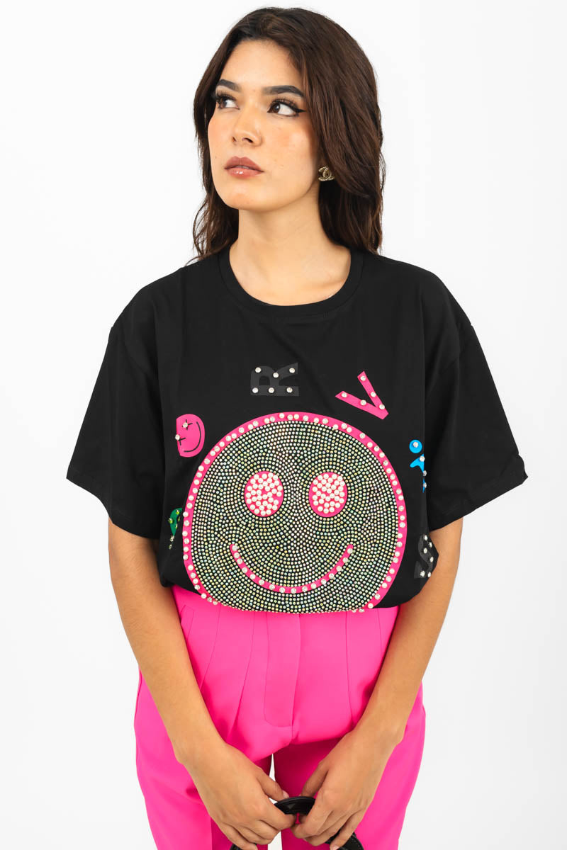 Playera over size emoji