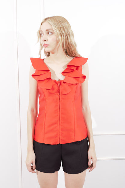 Blusa Escarola Cuello