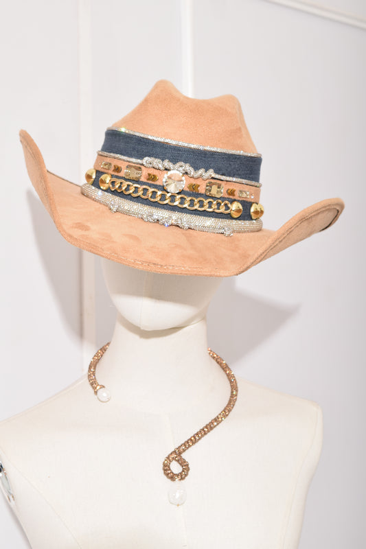 Sombrero Cadena Brillos