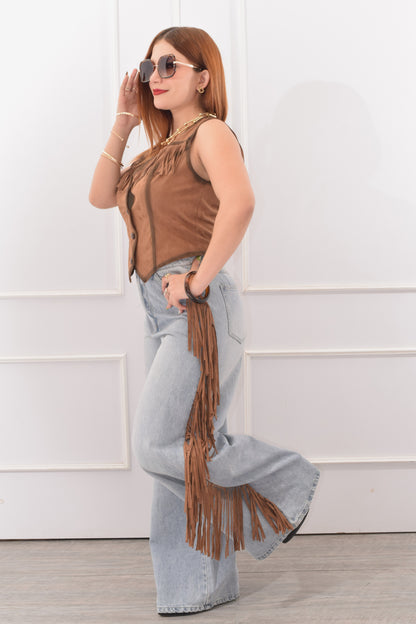 Pantalón Flecos