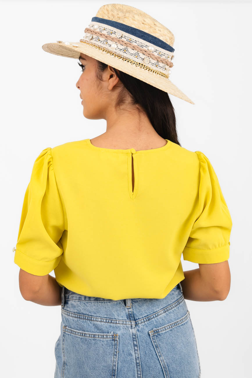 Blusa manga corta