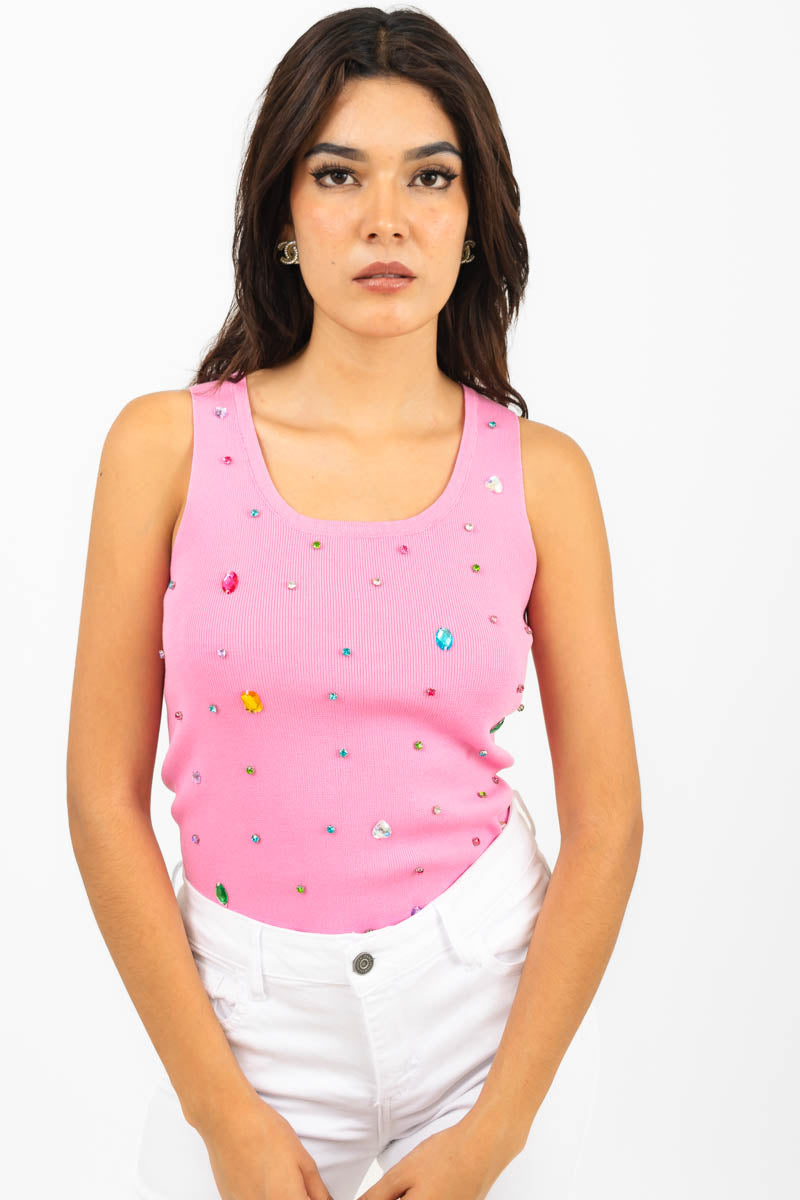 Blusa tejida brillos