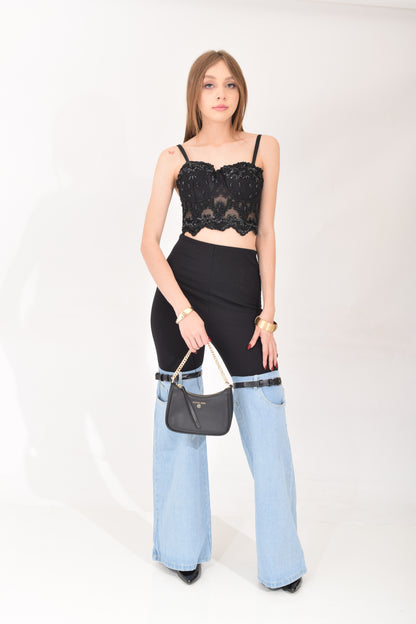 Corset Chaquira Lentejuela