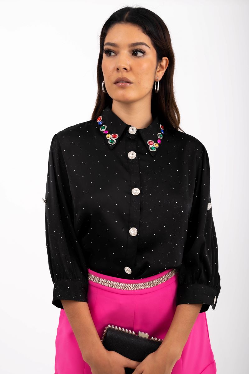 Blusa Brillos Colores