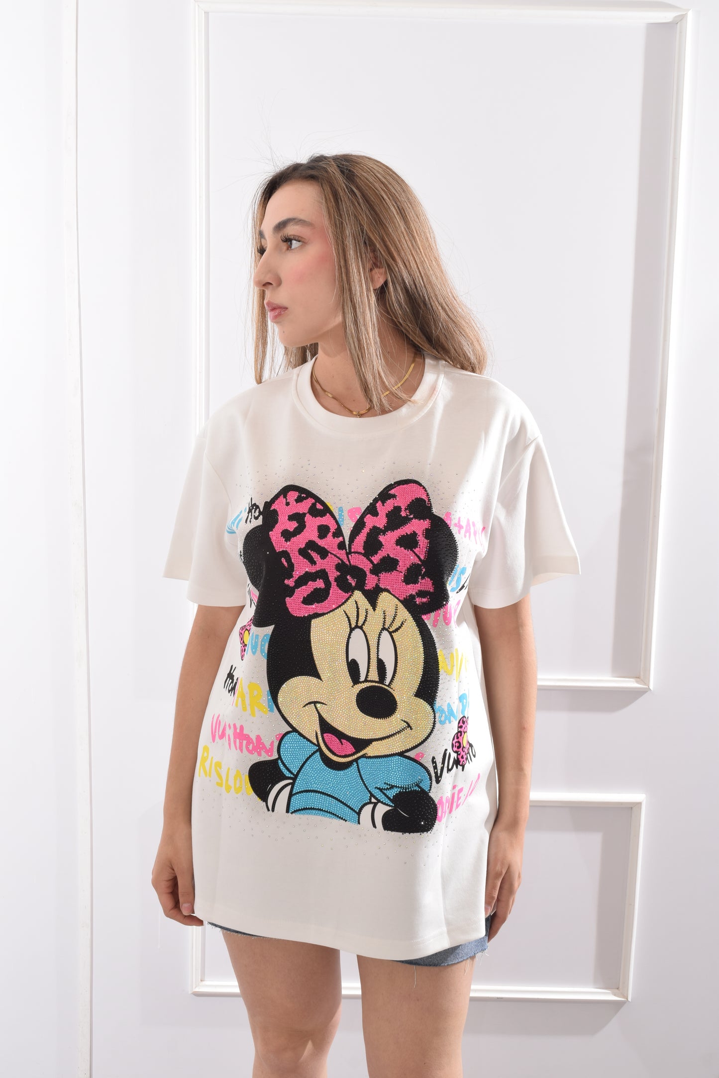 Playera Ratón Brillos