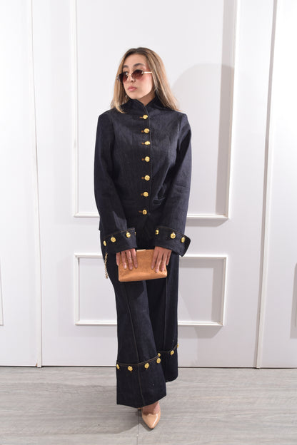 Conjunto Botones Dorados