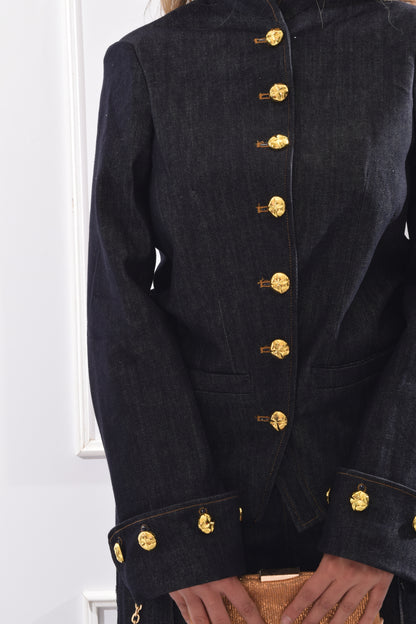 Conjunto Botones Dorados