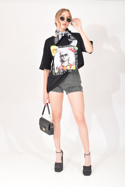 Playera Frutas Mascada
