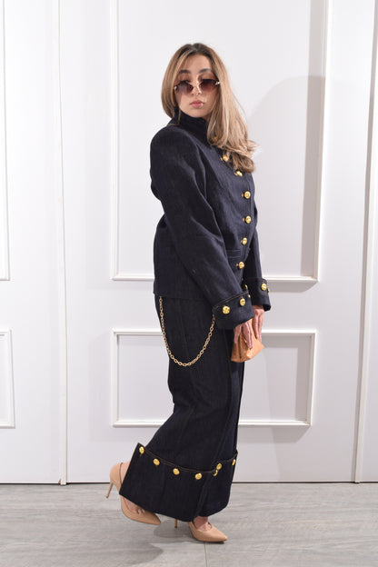 Conjunto Botones Dorados