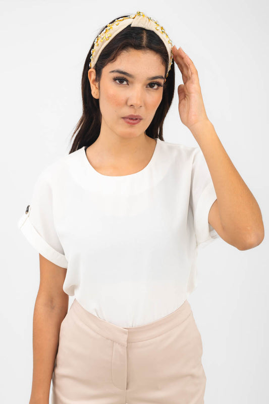 Blusa manga corta