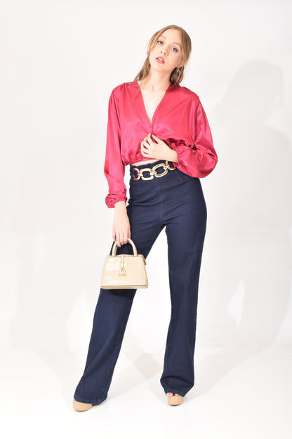 Blusa Satinada