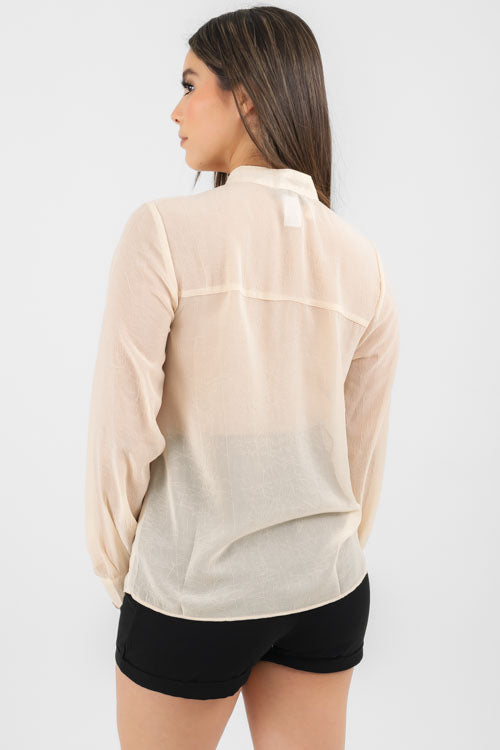 Blusa corbatín.