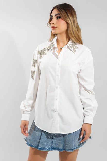 Camisa Moños Brillos