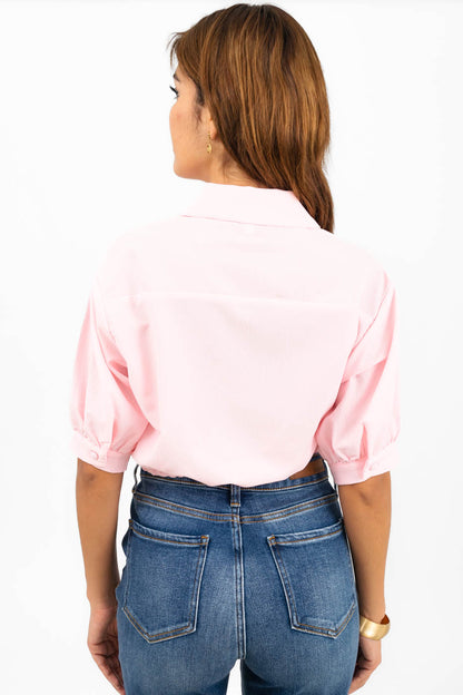 Blusa corta nudo frente