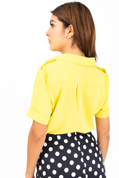 Blusa manga corta